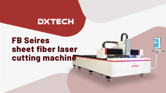 Chine Fabricantdxtech Laser Machine de découpe laser à fibre de haut niveau 1000W 2000W 4000W Prix de la machine de découpe laser à fibre de tôle inoxydable